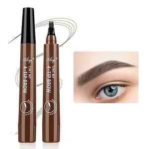 Korean 4 end eyebrow pencil waterproof long lasting natural look easy to use for novices
