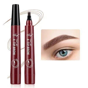 Korean 4 end eyebrow pencil waterproof long lasting natural look easy to use for novices