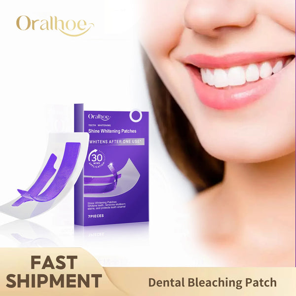 BrightSmile Purple Whitening Strips Glow