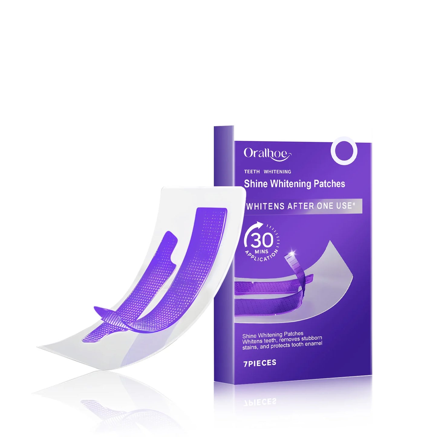 BrightSmile Purple Whitening Strips Glow